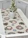 Tapestry table runner CORONA, 37х100, 100, 37, Rectangular, New Year's, Silver lurex, 75% polyester, 22% cotton, 3% acrylic, Tapestry
