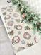 Tapestry table runner CORONA, 37х100, 100, 37, Rectangular, New Year's, Silver lurex, 75% polyester, 22% cotton, 3% acrylic, Tapestry