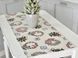 Tapestry table runner CORONA, 37х100, 100, 37, Rectangular, New Year's, Silver lurex, 75% polyester, 22% cotton, 3% acrylic, Tapestry