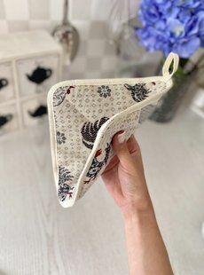 Tapestry kitchen potholder EDEN465B-PK20, 20x20, Square, Everyday, Without lurex, 75% polyester, 22% cotton, 3% acrylic, Tapestry