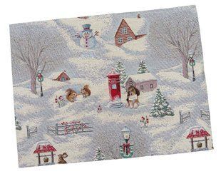 Tapestry placemat EDEN972, 34x44, Rectangular, New Year's, Silver lurex, 70% polyester, 23% cotton, 3% acrylic, 4% metal fibre, Tapestry