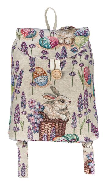 Tapestry backpack for kids EDEN1018B, 25x37x6, Easter, Without lurex, 75% polyester, 22% cotton, 3% acrylic