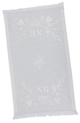 Towel for the Easter basket RKVV015, 38x70, Rectangular, Easter, Embroidery, 100% linen