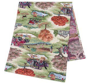 Tapestry table runner EDEN1183, 37x100, 100, 37, Rectangular, Everyday, Without lurex, 75% polyester, 22% cotton, 3% acrylic, Tapestry