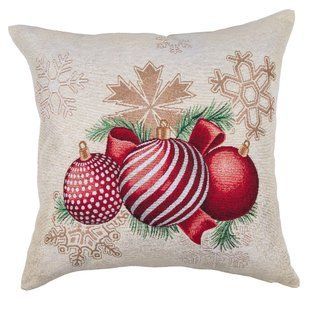 Single-sided tapestry cushion cover BALLS CO2