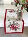 Tapestry table runner CASCABEL, 37х100, 100, 37, Rectangular, New Year's, Silver lurex, 60% polyester, 24% cotton, 16% acrylic, Tapestry