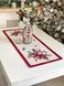 Tapestry table runner CASCABEL, 37х100, 100, 37, Rectangular, New Year's, Silver lurex, 60% polyester, 24% cotton, 16% acrylic, Tapestry