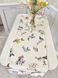 Table runner with water-repellent coating TIKAL, 40x154, Rectangular, Flower, With water-repellent coating, 75% cotton, 25% polyester, Water repellent