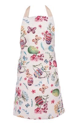 Tapestry kitchen apron EDEN FLY, 60x85, Easter, Without lurex, 40% polyester, 60% cotton