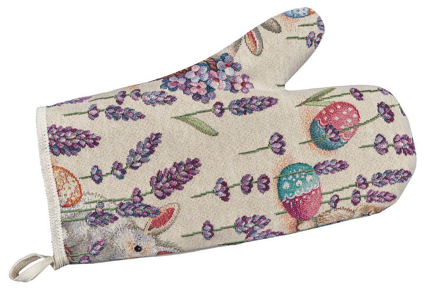 Tapestry oven mitten EDEN1018B, 17x30, Easter, Without lurex, 75% polyester, 22% cotton, 3% acrylic