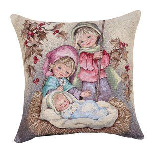 Single-sided tapestry cushion cover KISS6133