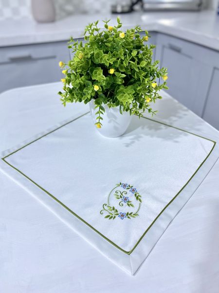 Embroidered Easter placemat SRVV039, 40x40, Square, Easter, Embroidery, 100% polyester
