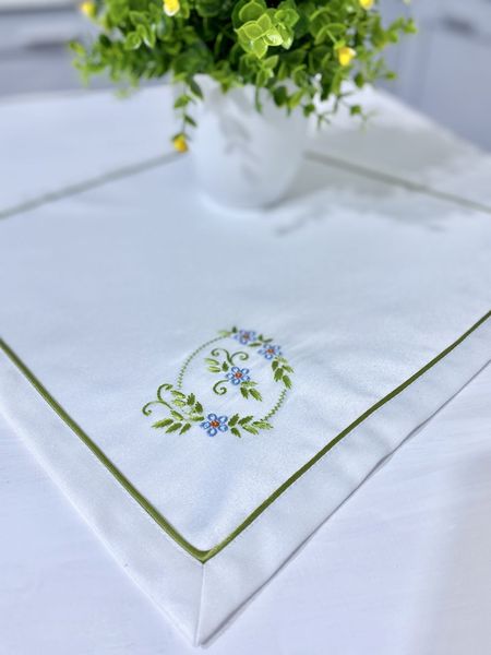 Embroidered Easter placemat SRVV039, 40x40, Square, Easter, Embroidery, 100% polyester