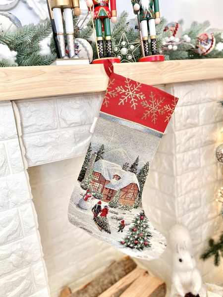 Set of 4 pcs. of toys for the Christmas tree RUNNER723 "Christmas in Mountains", 30x47, New Year's, Golden lurex, 70% polyester, 23% cotton, 3% acrylic, 4% metal fibre