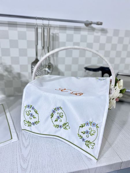 Towel for the Easter basket RKVV039, 31x65, Rectangular, Easter, Embroidery, 100% polyester