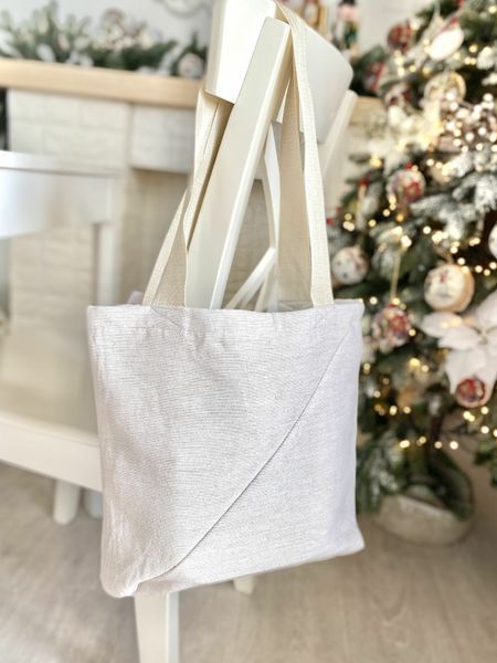 Tapestry shopping bag CASCANUECES-SM36, 36х36, 36, 36, Square, Monochrome, With microfibre + silver lurex, 65% polyester, 30% cotton, 5% lurex, Tapestry