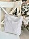 Tapestry shopping bag CASCANUECES-SM36, 36х36, 36, 36, Square, Monochrome, With microfibre + silver lurex, 65% polyester, 30% cotton, 5% lurex, Tapestry