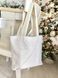Tapestry shopping bag CASCANUECES-SM36, 36х36, 36, 36, Square, Monochrome, With microfibre + silver lurex, 65% polyester, 30% cotton, 5% lurex, Tapestry
