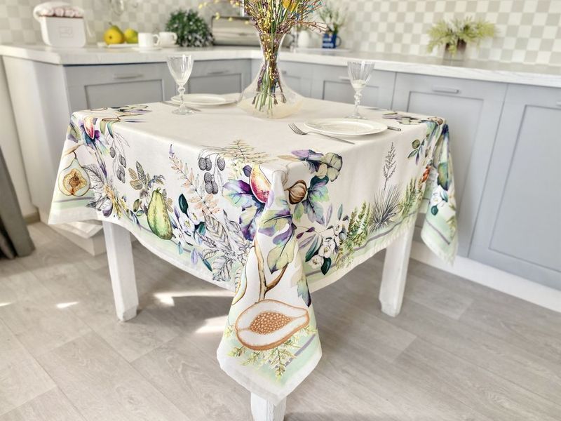 Скатертина з водовідштовхуючим покриттям MANTEL JULIA MANTEL JULIA -145 фото