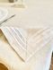 Linen tablecloth SKLB27, 140x140, Square, Monochrome, Embroidery, 100% linen