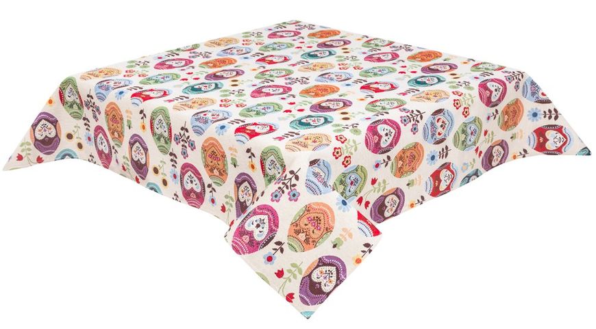 Tapestry tablecloth EDEN126, 137х180, Rectangular, Easter, Without lurex, 75% polyester, 22% cotton, 3% acrylic