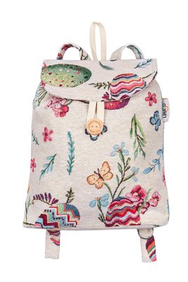 Tapestry backpack for kids EDEN FLY, 25x37x6, Easter, Without lurex, 40% polyester, 60% cotton