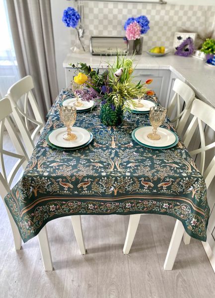 Tapestry tablecloth RUNNER1342VEO, 137х180, 180, 137, Rectangular, Everyday, Without lurex, 75% polyester, 22% cotton, 3% acrylic, Tapestry