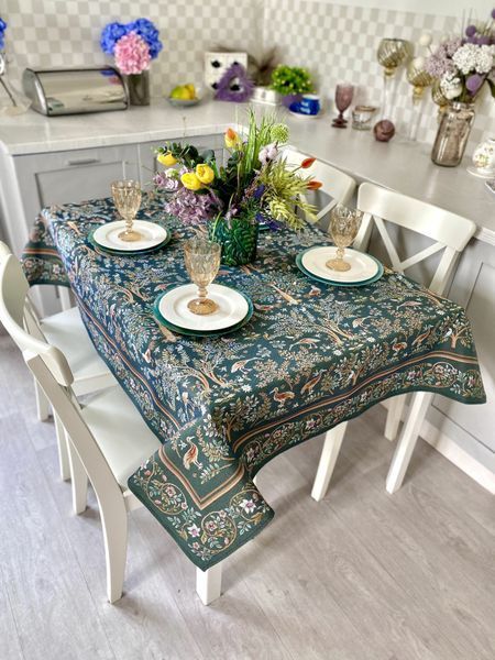 Tapestry tablecloth RUNNER1342VEO, 137х180, 180, 137, Rectangular, Everyday, Without lurex, 75% polyester, 22% cotton, 3% acrylic, Tapestry