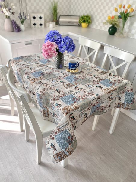 Tapestry tablecloth EDEN468, 137x220, Rectangular, Everyday, Without lurex, 75% polyester, 22% cotton, 3% acrylic