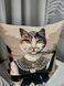Single-sided tapestry cushion cover DENICE CAT GOB-NV