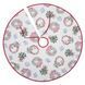 Tapestry Christmas tree skirt CORONA, &Oslash;90, 90, 90, Round, New Year's, Silver lurex, 75% polyester, 22% cotton, 3% acrylic, Tapestry