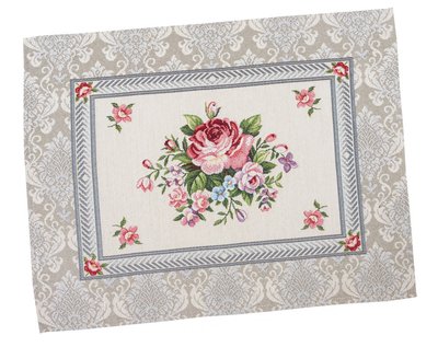 Tapestry placemat RUNNER386LI, 37x49, Rectangular, Casual, Without lurex, 75% polyester, 22% cotton, 3% acrylic