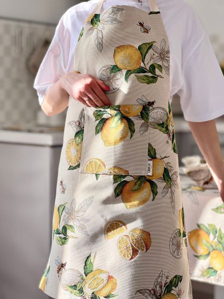 Tapestry kitchen apron LIMA042, 60х85, 85, 60, Everyday, Without lurex, 75% polyester, 22% cotton, 3% acrylic, Tapestry