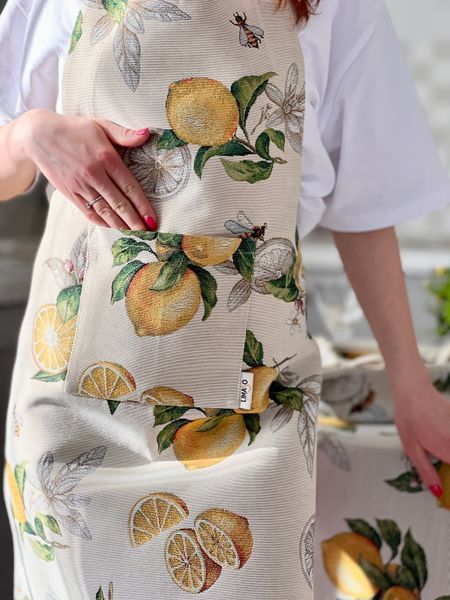 Tapestry kitchen apron LIMA042, 60х85, 85, 60, Everyday, Without lurex, 75% polyester, 22% cotton, 3% acrylic, Tapestry