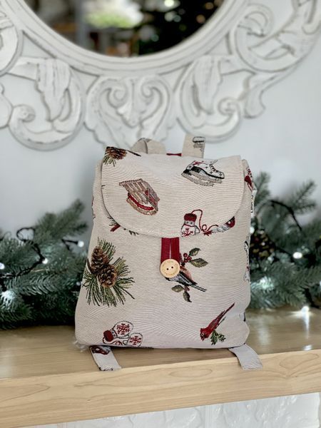 Tapestry backpack for kids EDEN1158, 25х37х6, 37, 25, 6, New Year's, Without lurex, 75% polyester, 22% cotton, 3% acrylic, Tapestry