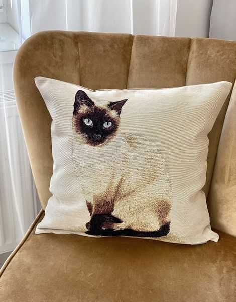 Single-sided tapestry cushion cover NICOLE-NV