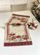 Tapestry table runner RUNNER1385, 37х100, 100, 37, Rectangular, New Year's, Golden lurex, 70% polyester, 23% cotton, 3% acrylic, 4% metal fibre, Tapestry