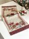 Tapestry table runner RUNNER1385, 37х100, 100, 37, Rectangular, New Year's, Golden lurex, 70% polyester, 23% cotton, 3% acrylic, 4% metal fibre, Tapestry