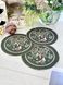 Tapestry placemat with lace ROUND1342VEO-25D, &Oslash;25, 25, 25, Round, With animals, Without lurex, 75% polyester, 22% cotton, 3% acrylic, Tapestry