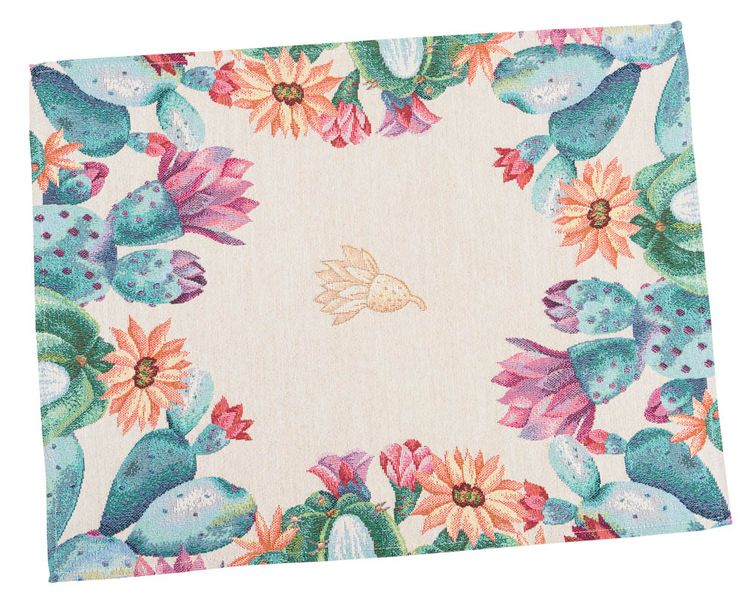 Tapestry placemat RUNNER562, 37x49, Rectangular, Casual, Without lurex, 75% polyester, 22% cotton, 3% acrylic