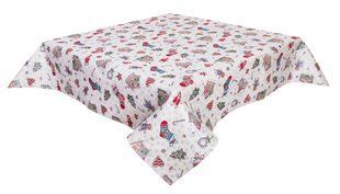 Tapestry tablecloth EDEN014 Christmas dream, 97х100, Square, New Year's, Silver lurex, 70% polyester, 23% cotton, 3% acrylic, 4% metal fibre, Tapestry