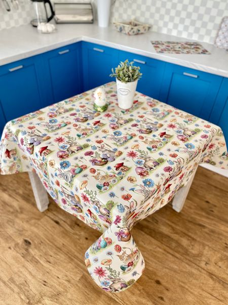 Tapestry tablecloth EDEN1017, 137х300, Rectangular, Easter, Without lurex, 75% polyester, 22% cotton, 3% acrylic