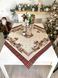 Tapestry tablecloth RUNNER1385, 97х100, 100, 97, Square, New Year's, Golden lurex, 70% polyester, 23% cotton, 3% acrylic, 4% metal fibre, Tapestry