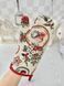 Tapestry oven mitten NAT, 17х30, 30, 17, New Year's, Golden lurex, 75% polyester, 22% cotton, 3% acrylic, Tapestry