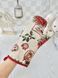Tapestry oven mitten NAT, 17х30, 30, 17, New Year's, Golden lurex, 75% polyester, 22% cotton, 3% acrylic, Tapestry