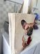 Tapestry shopping bag PETER-SM (37x40), 37х40, 40, 37, Rectangular, With animals, Without lurex, 49% cotton, 35% polyester, 16% acrylic, Tapestry