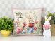 Single-sided tapestry cushion cover MAGIC EASTER CO3-NV, 45х45, 45, 45, Square, Easter, Without lurex, 75% polyester, 22% cotton, 3% acrylic, Single-sided, Tapestry