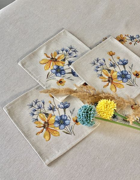 Tapestry placemat LIMA061NA, 17х18, 18, 17, Square, Everyday, Without lurex, 75% polyester, 22% cotton, 3% acrylic, Tapestry
