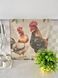 Zestaw 2 ręcznik&oacute;w kuchennych "Happy Chickens" SET TOWELS-02, 45x65, Prostokątny, Zwykły, Drukowanie, 100% bawełna, 2 szt.