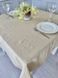 Obrus lniany SKLB45-1, 140x140, Kwadrat, Monochromatyczny, Haft, 100% len
